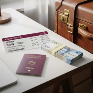 بلیط هواپیما تهران به زوریخ