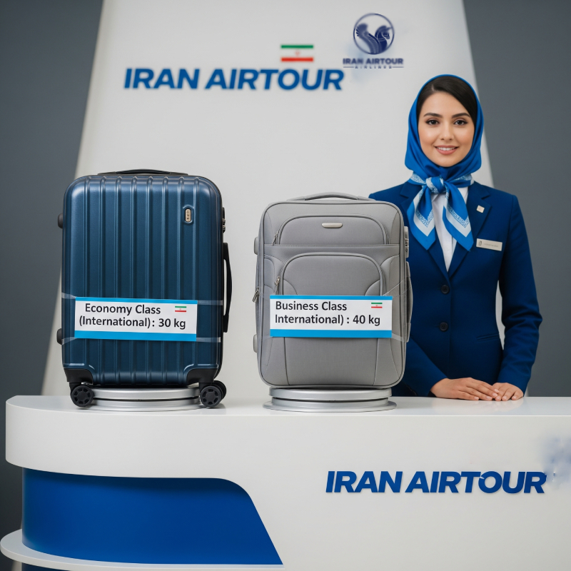 قوانین بار مجاز شرکت هواپیمایی ایران ایرتور