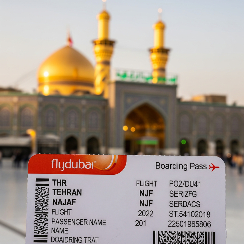 همه چیز درباره خرید بلیط هواپیما تهران به نجف