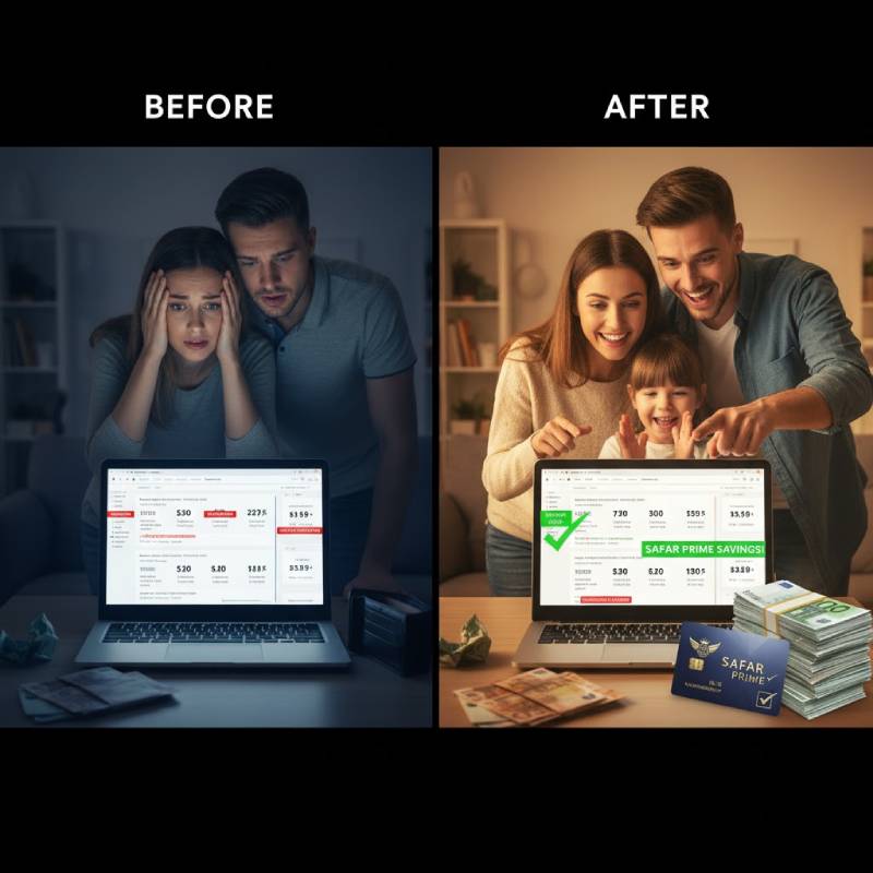 مثال واقعی صرفه‌ جویی در عضویت سفر پرایم