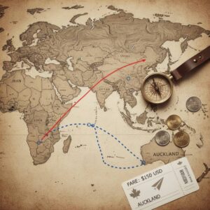 ارزانترین مسیر به استرالیا و نیوزیلند