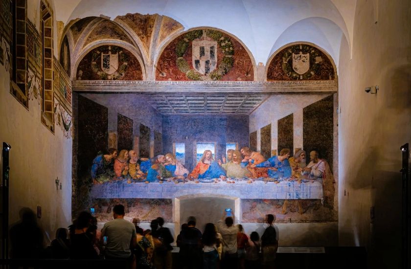 نقاشی شام آخر لئوناردو دا وینچی (The Last Supper)