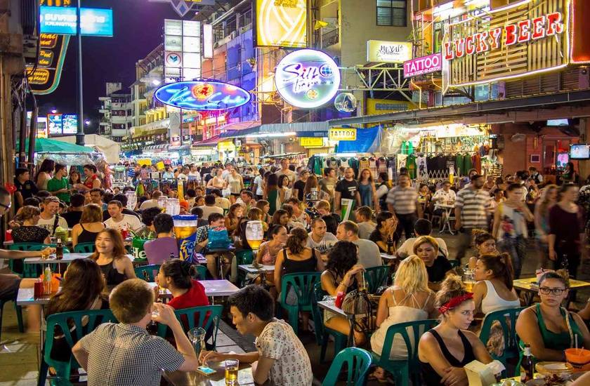 خیابان خائوسان (Khao San Road) بانکوک