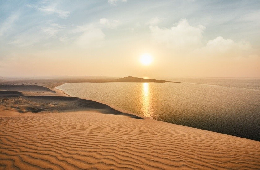 تصویری از خور العدید در دوحه قطر