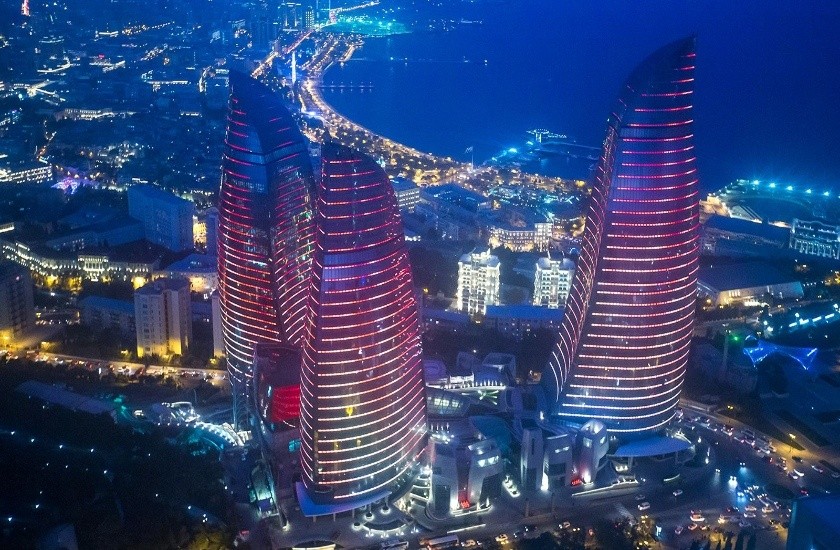 برج‌های شعله (Flame Towers) باکو